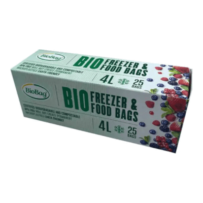 Biobag - Freezer & Food Bags 4L ( 25Bags)