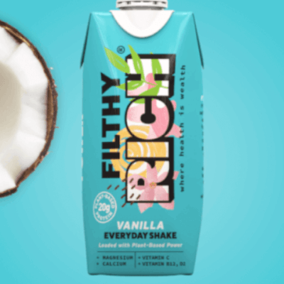 2  Filthy Rich Plant Based Shake  - Vanilla For €5