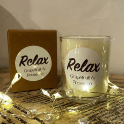 Relax Votive Candle - Grapefruit & Prosecco 9Cl