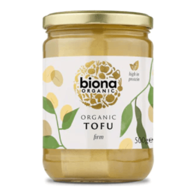 Biona Organic Plain Tofu In Jars 500G (250G Drained Weight)