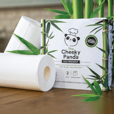Cheeky Panda 2 Rolls Of Bamboo Kitchen Roll