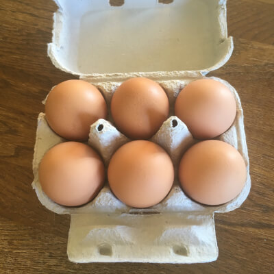 6 Large Free Range Eggs