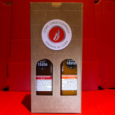 250Mls Twin Pack Gift Box - Great Taste Collection - Blazing Cayenne Habanero Inferno
