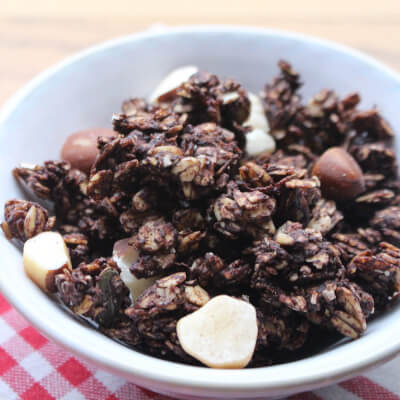 Chocolate Brazil Nut Granola: Decadent And Chocolatey **Now In Larger Half Kilo Bags**