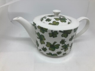Shamrock Art Deco Teapot 