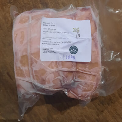 Organic Pork Shoulder Roast (Frozen)