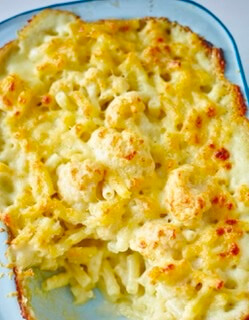   Mac N Cheese  With Butternut & Cauliflower 