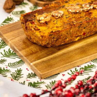 Christmas Large Walnut Loaf (6 Healthy Portions)