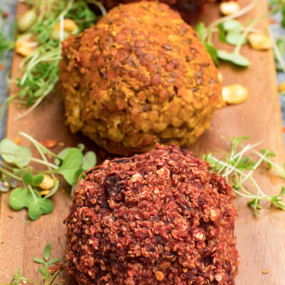 Carrot And Red Lentil “Burgers Gf