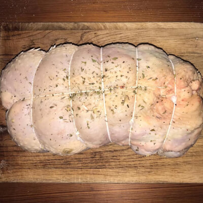 Deboned And Stuffed Whole Chicken 