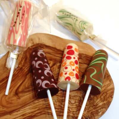 Chocolate Dunking Lollies