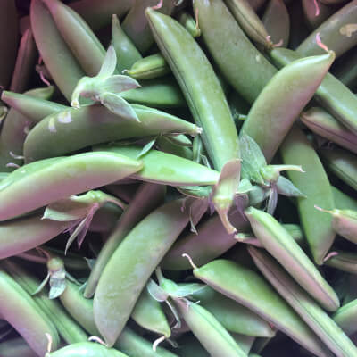 Sugar Snap Peas Grown At Vallis Veg