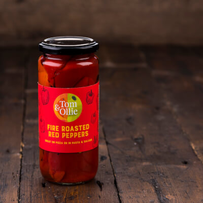 475G Fire Roasted Red Peppers 