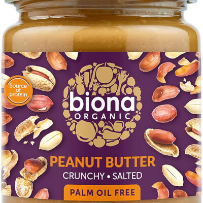 Biona Organic Peanut Butter Crunchy (Large)