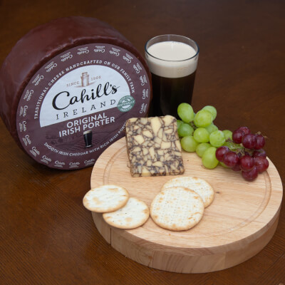 Cahill's  Original Irish Porter  Waxed Cheese
