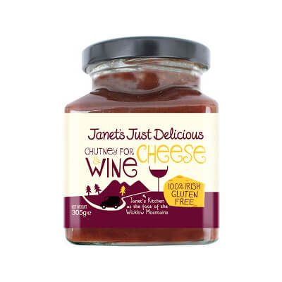 Janet's  Just Delicious Chutney For Cheese & Wine 