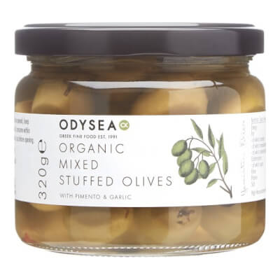  Odysea Organic Mixed Stuffed Olives In Brine
