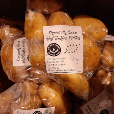 West Wicklow Organic New Season Potatoes  1Kg