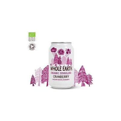 Whole Earth Organic Sparkling Cranberry Can