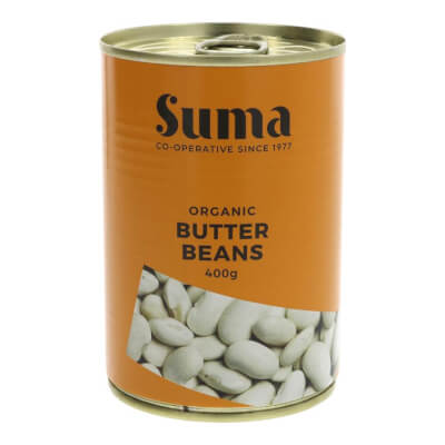Suma Tinned Organic Butter Beans