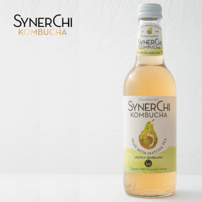 Synerchi Pear With Matcha Tea Kombucha 
