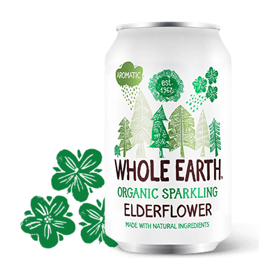 Whole Earth Organic Sparkling Elderflower Drink