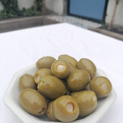 Chalkidiki Olives Stuffed With Sweet Pepper