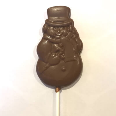 Milk Chocolate Snowman Lollipop