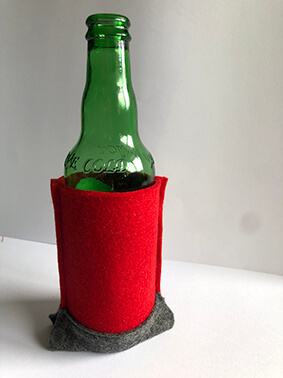 Beer Bottle Holder - Red