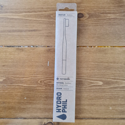 Medium Bamboo Toothbrush By Hydro Phil In Natural
