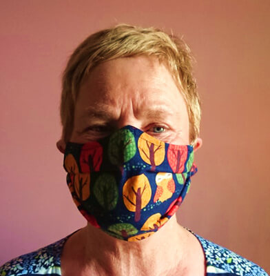 Fashion Face Mask  (With 4 Layers Of Fabric For Optimal Protection)  2