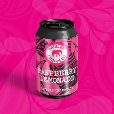 Paisley Drinks Co Raspberry Lemonade 12 X 330Ml 