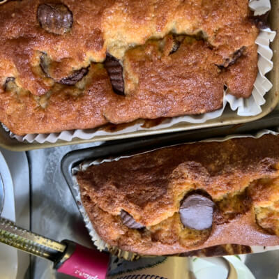Banana Bread With Reeses Peanut Butter Cups