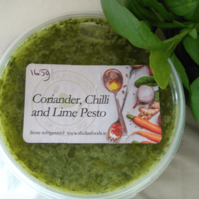 Coriander, Chilli And Lime Pesto