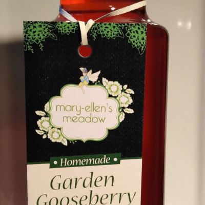Garden Gooseberry & Lemon Balm Vinegar/Drink