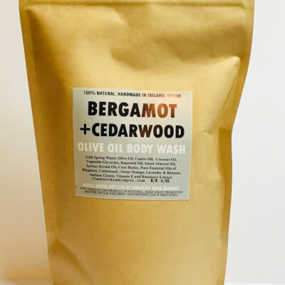 Bergamot And Cedarwood Olive Oil Body Wash Refill Pouch