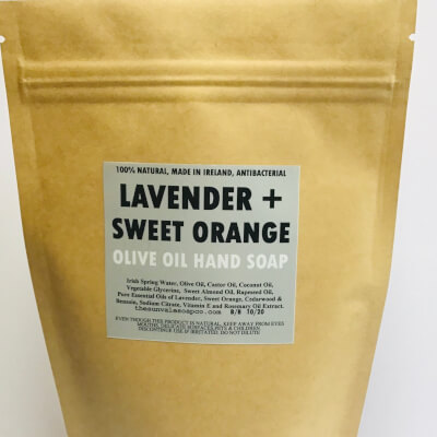 Lavender And Sweet Orange Olive Oil Hand Soap  Refill 
