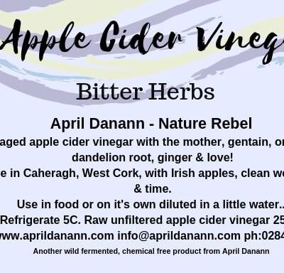 Bitter Herb Apple Cider Vinegar