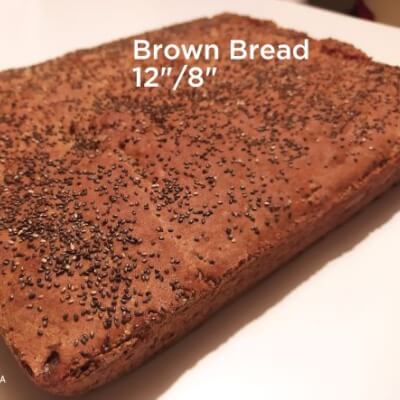 Brown Healthy Bread With Seeds Family Size