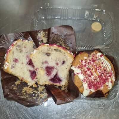 White Chocolate And Raspberry Muffins