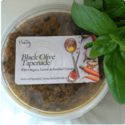 Black Olive Tapenade With Oregano, Lemon And Sundried Tomatoes