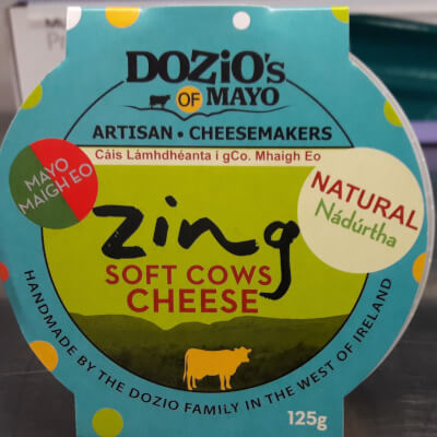 Zing Soft Cheese - In Recyclable Tub - Natural