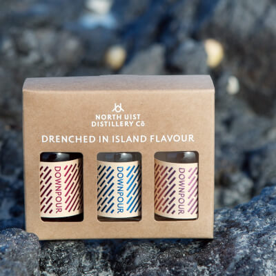 Premium Downpour Mini Gift Set From North Uist Distillery Co. 