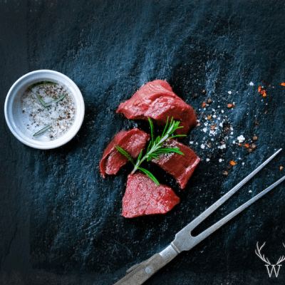 Premium Diced Venison Steak