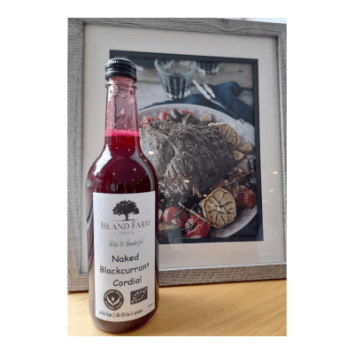 Christmas Hamper - Twin Pack Organic Blackcurrant Cordial Boxed With Mulled Spices