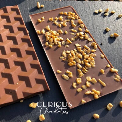 Honeycomb Studded Belgian Milk Chocolate Bar