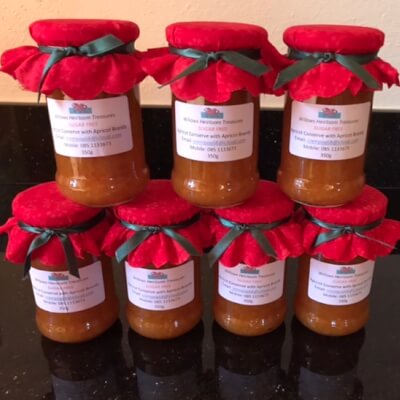 Sugar Free - Apricot Conserve With Apricot Brandy 