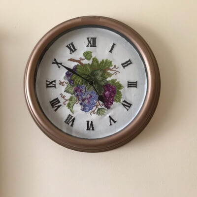 Life’S A Bunch Of Grapes Wall Clock