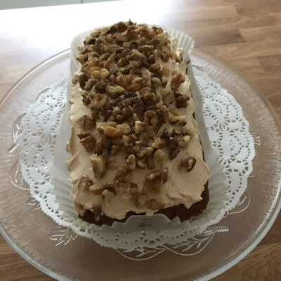 Gluten And Dairy Free Coffee And Walnut Loaf Cake