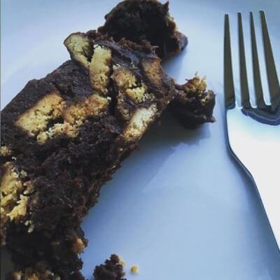 Chocolate Biscuit Loaf Cake 